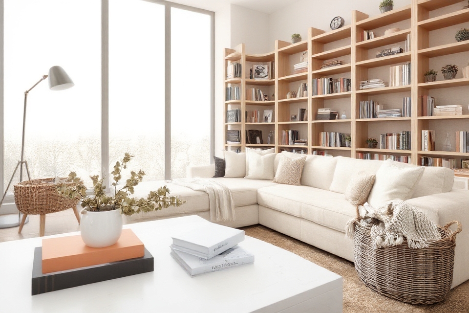 declutter and organize space