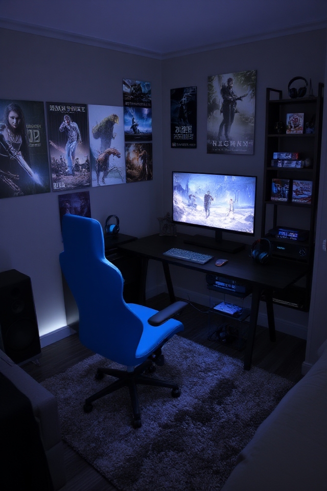 dedicated gaming space setup
