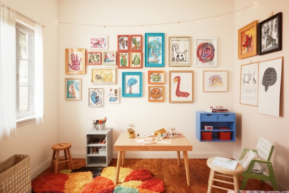 diy art gallery creation