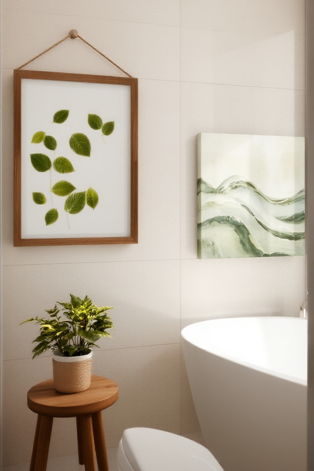 diy pressed leaf artwork