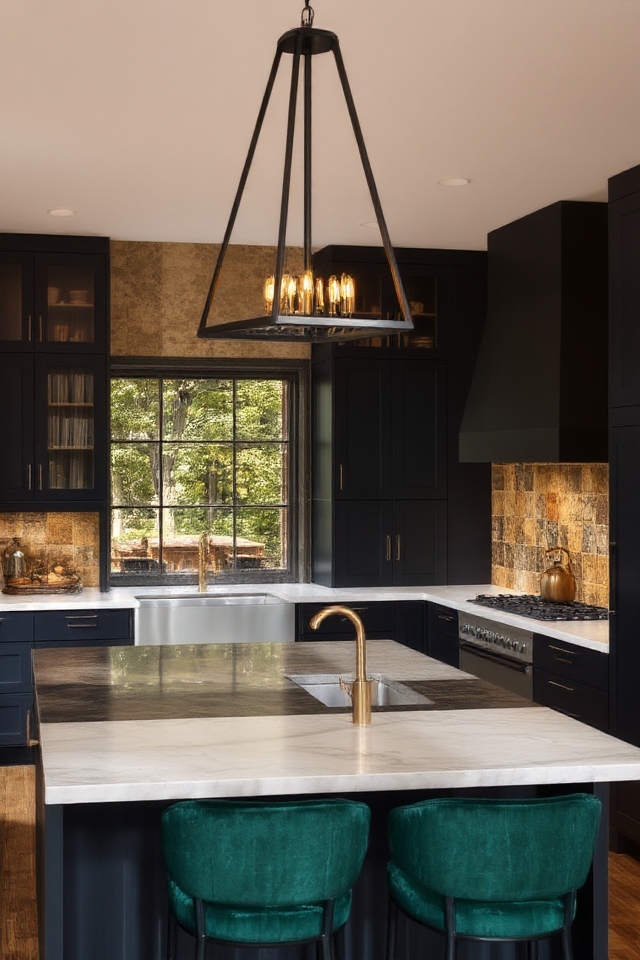 dramatic kitchen lighting fixtures