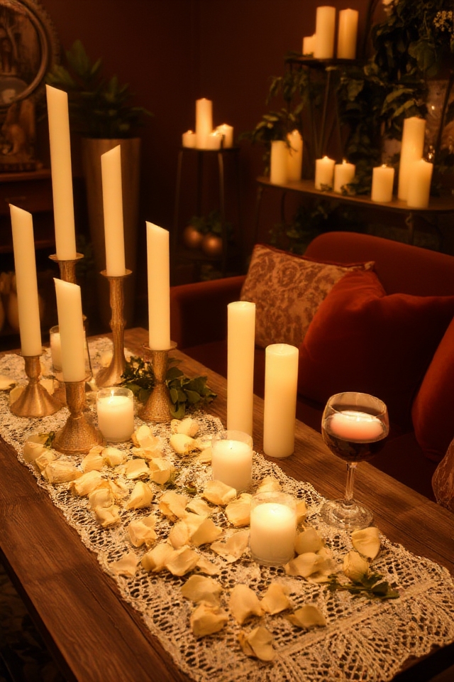 dreamy candlelit atmosphere