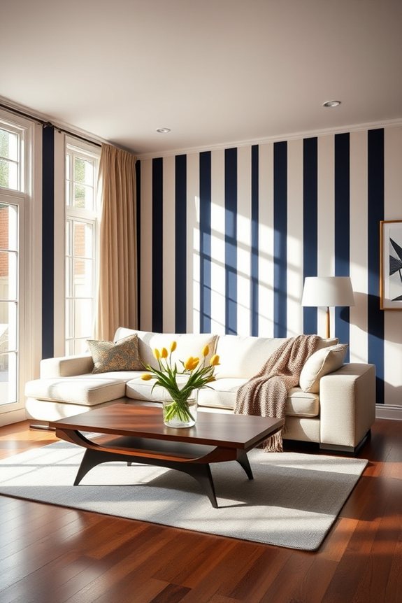 dynamic striped wallpaper designs
