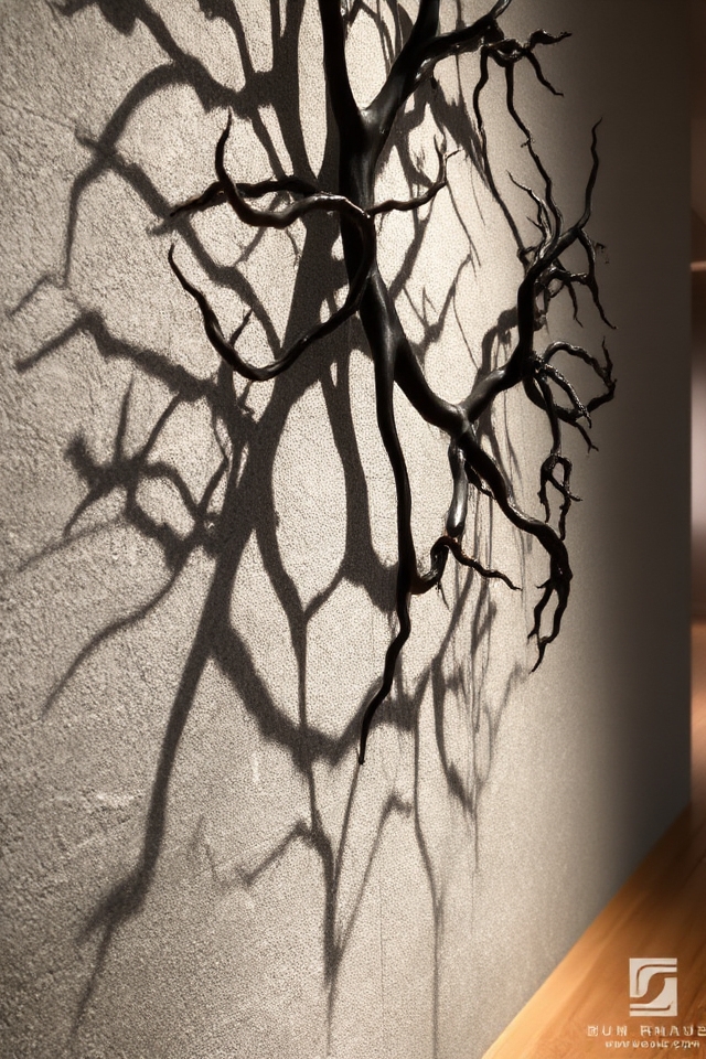 dynamic three dimensional wall decor