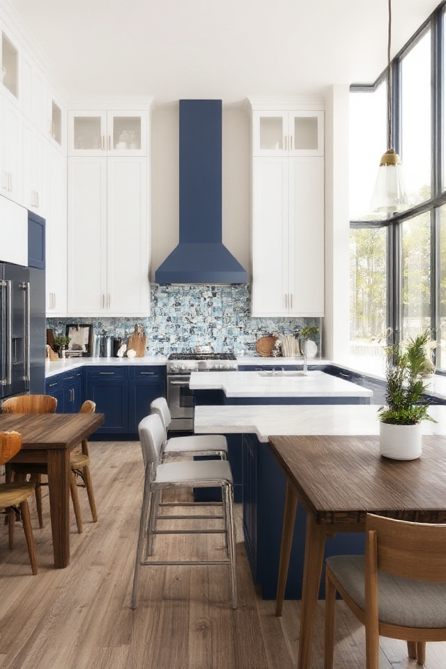dynamic two tone cabinet designs