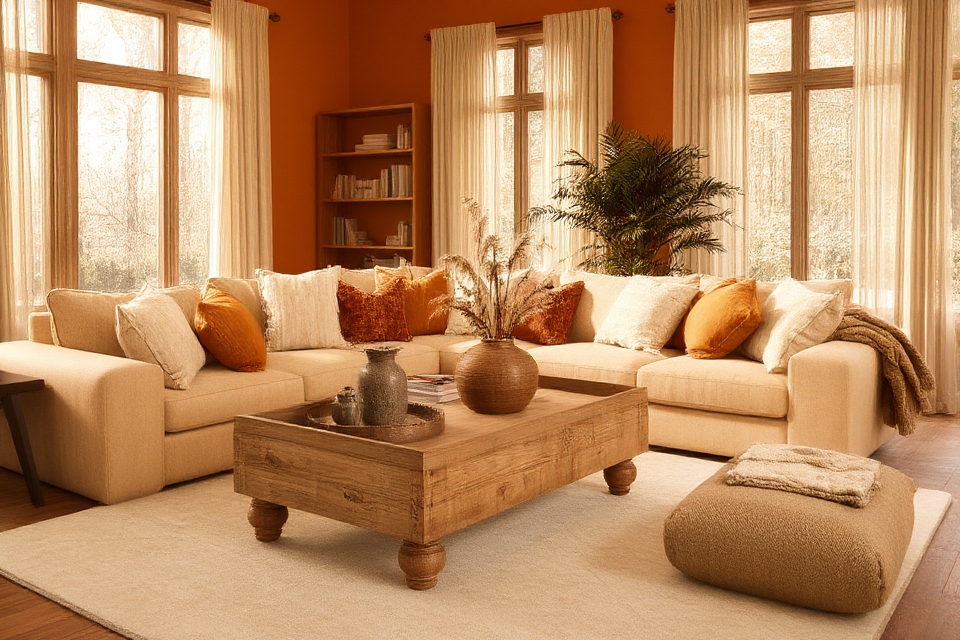 earthy hues for comfort
