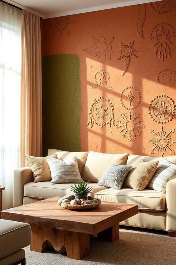 earthy texture wall techniques
