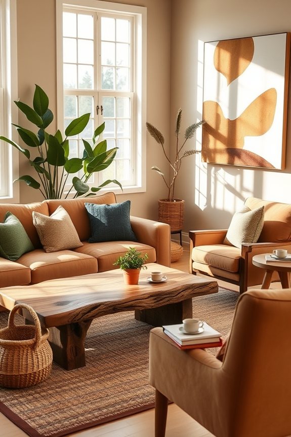 earthy tones soothing palette