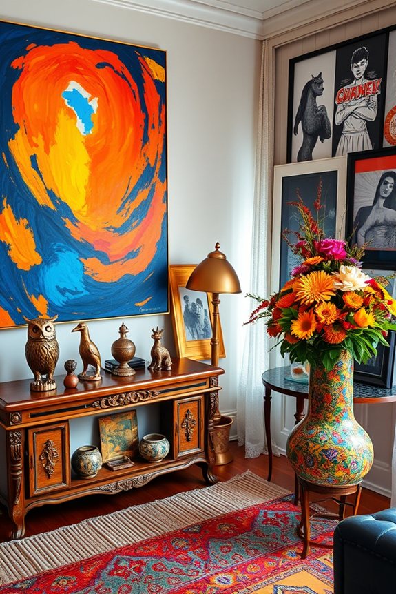 eclectic art enhances d cor