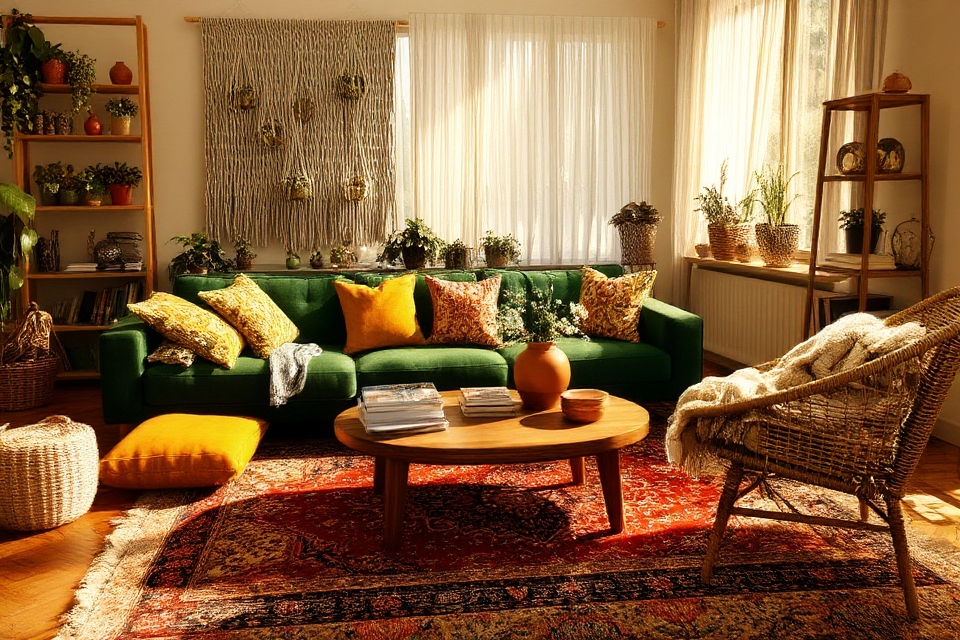 eclectic bohemian home decor