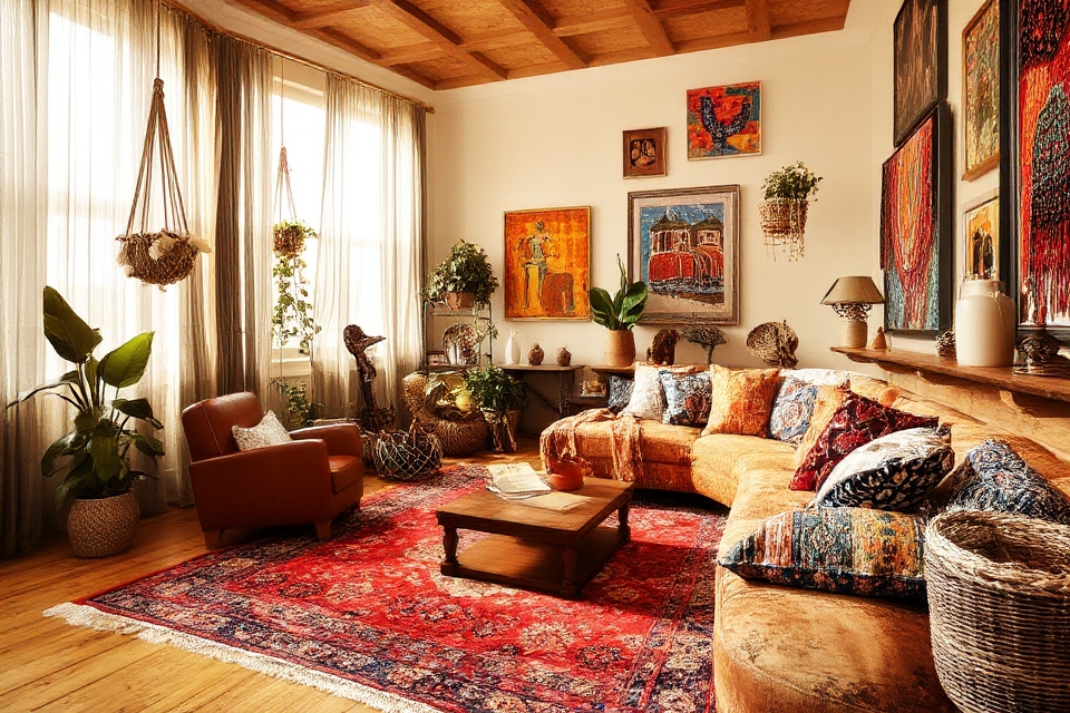 eclectic comfort and creativity