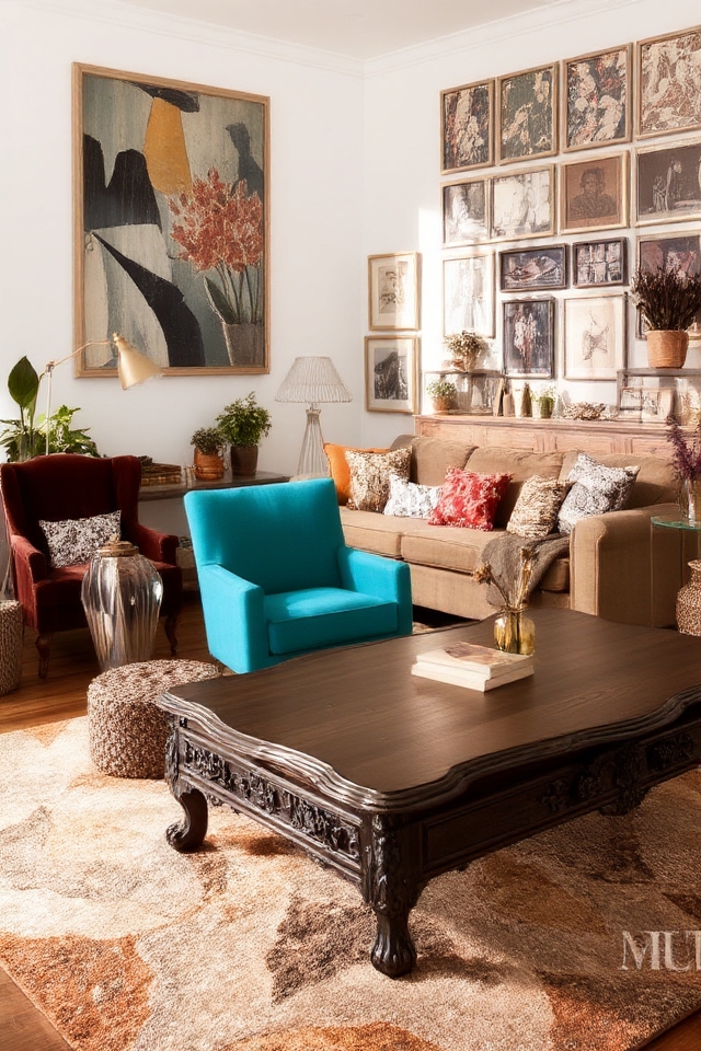 eclectic vintage modern fusion