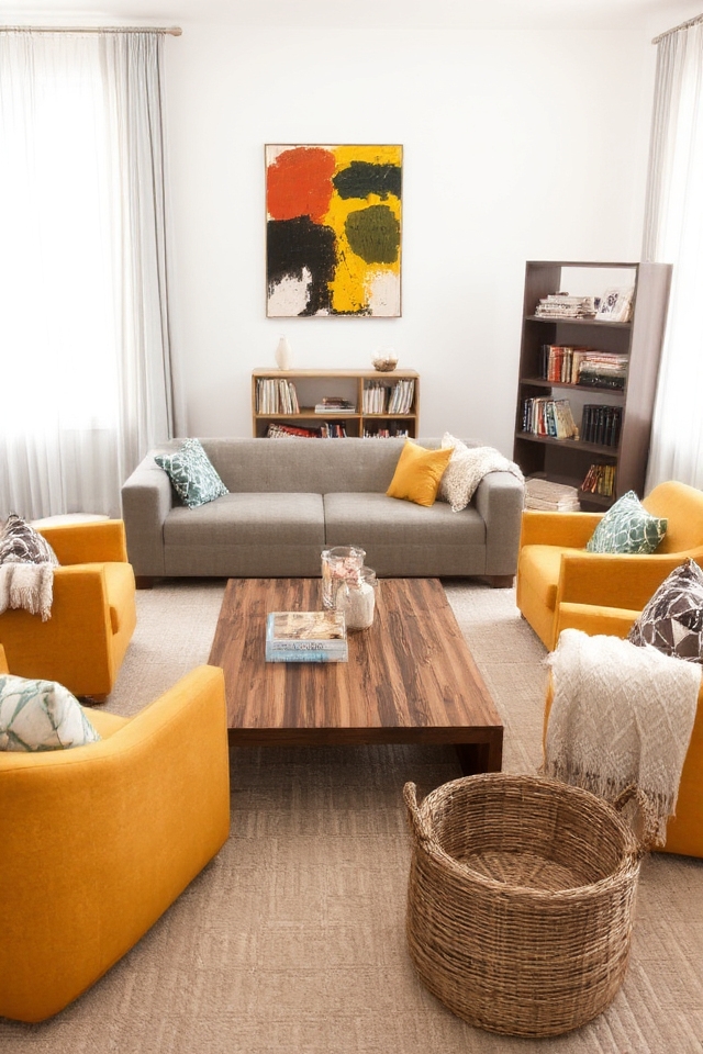 eclectic yet harmonious furniture