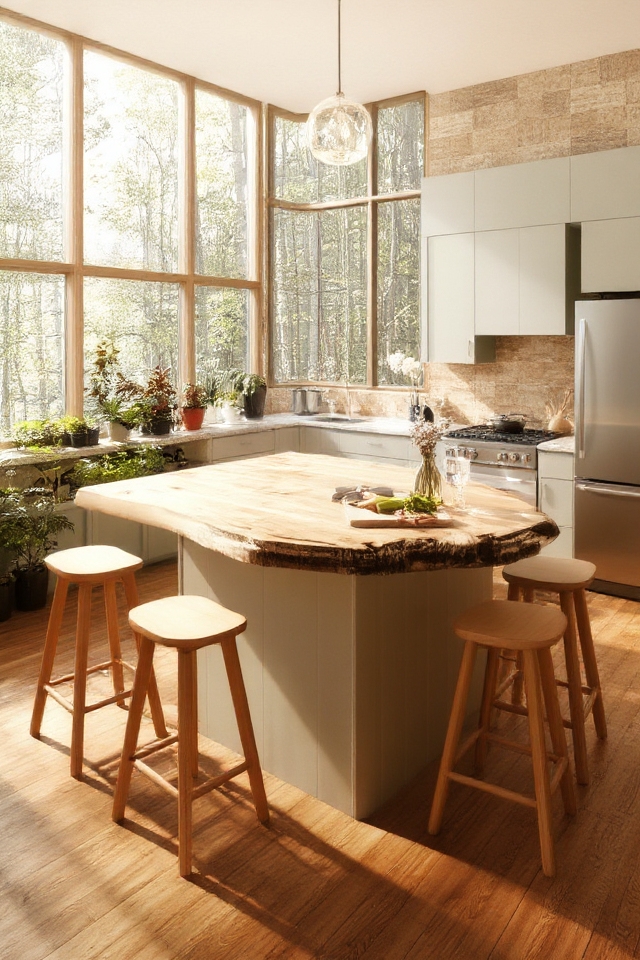 eco friendly natural kitchen design