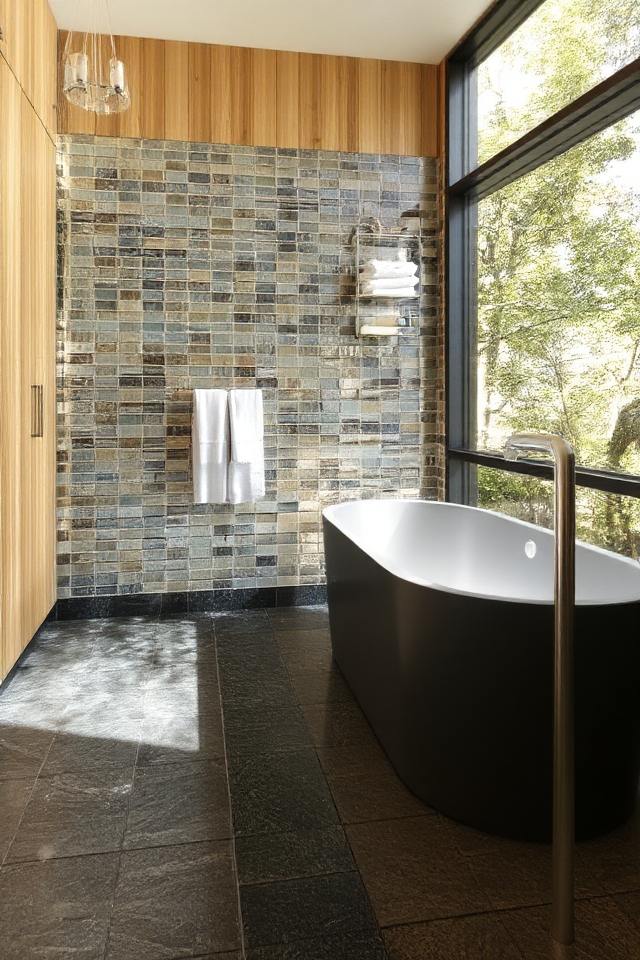eco friendly pool bathroom design