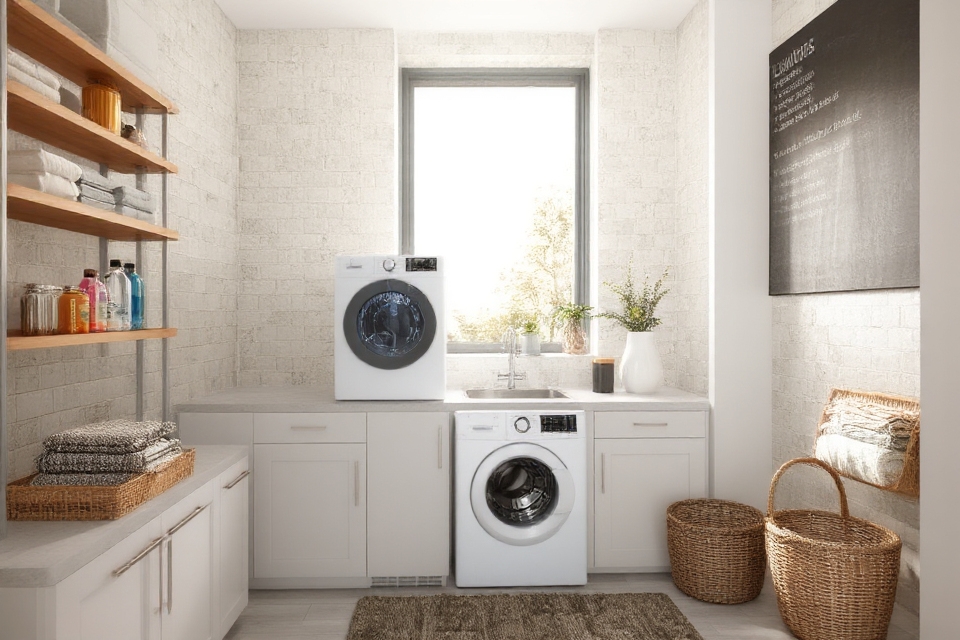 efficient laundry room organization