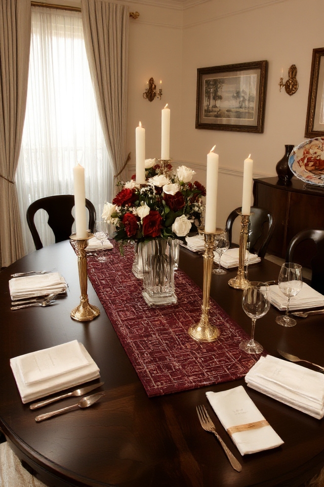 elegant dining room decor