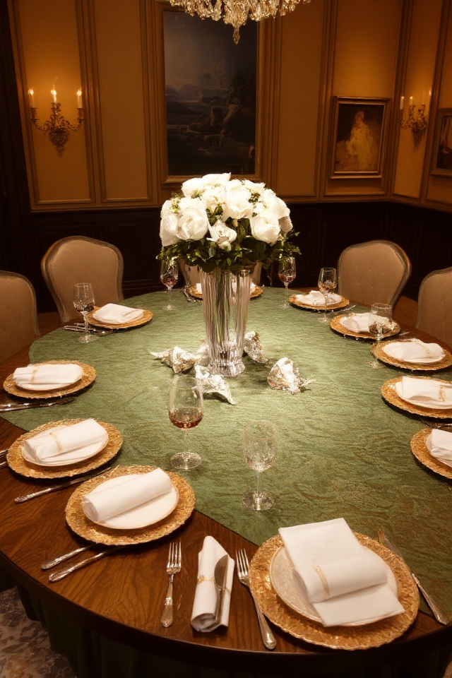 elegant dining table transformation