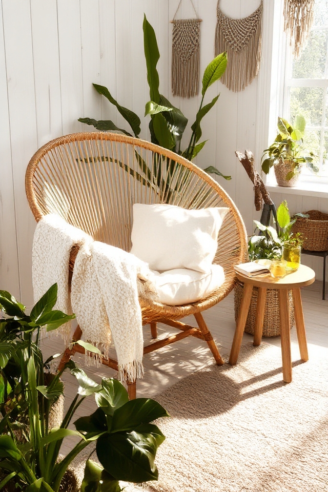 elegant eco friendly rattan chair