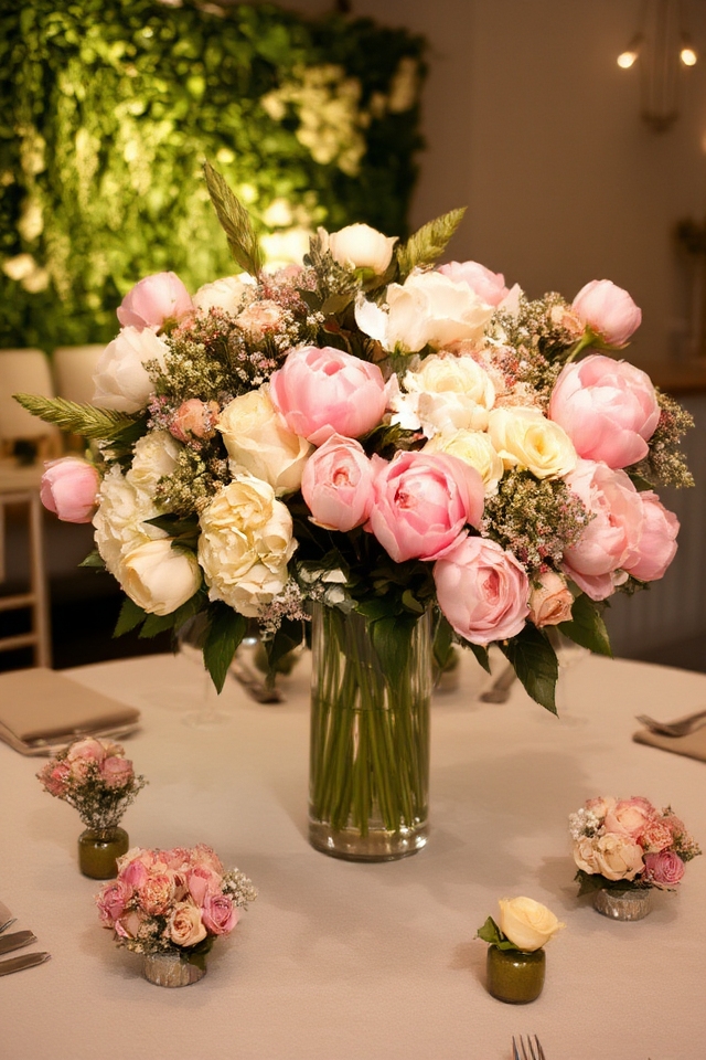 elegant floral arrangements enhance ambiance
