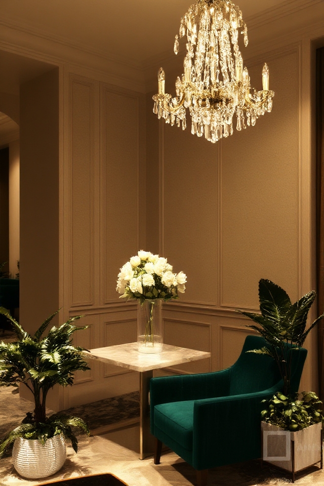 elegant focal point lighting