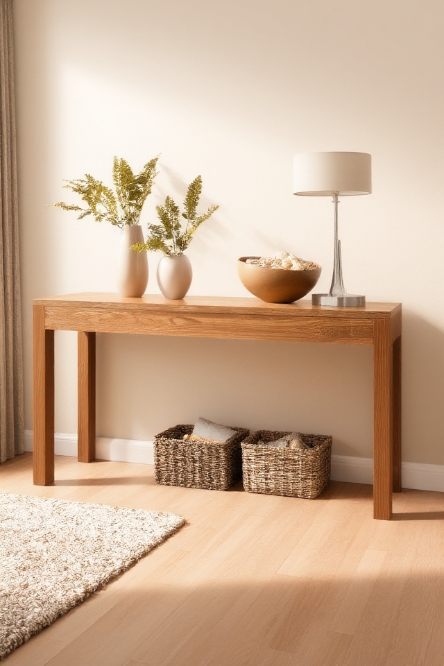 elegant functional oak tables