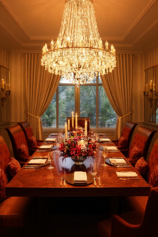 elegant lighting enhances ambiance
