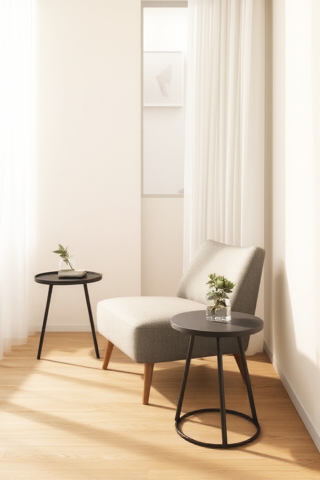elegant minimalist decor setup