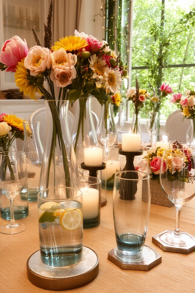 elegant vintage glass decor