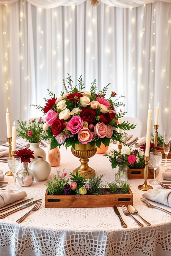 elevate ambiance with centerpieces