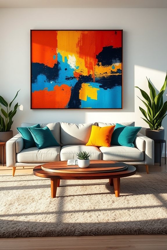 elevate decor with bold art