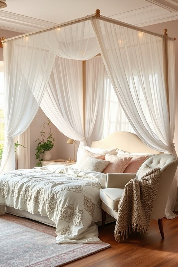 enchanted canopy bedroom retreat