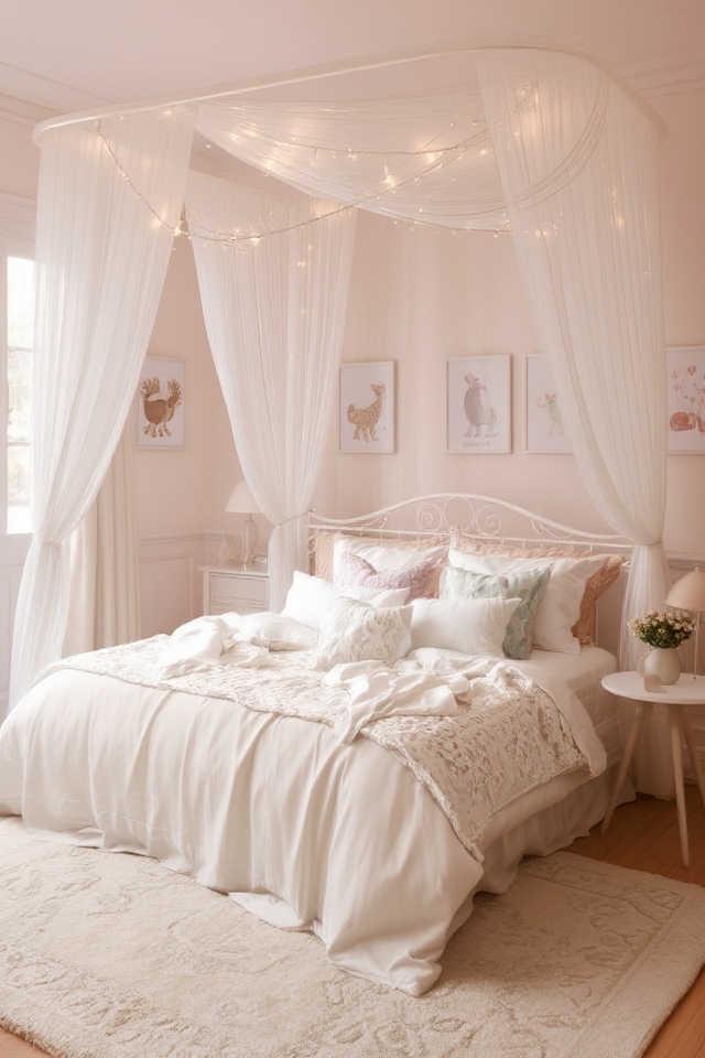 enchanting canopy bed decor