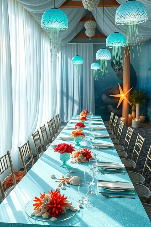enchanting underwater birthday celebration