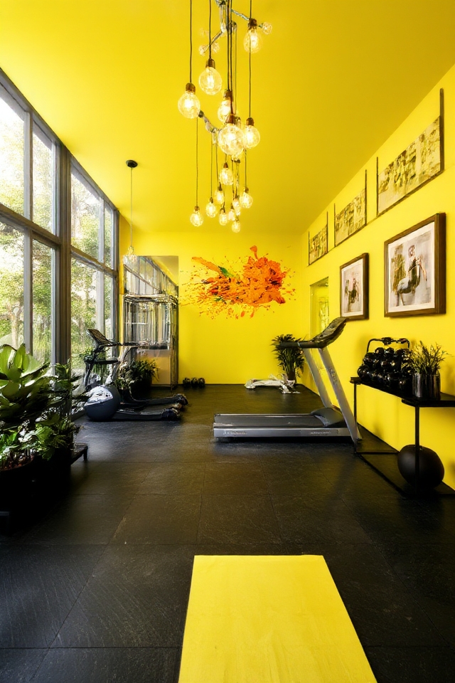 energizing basement home gym