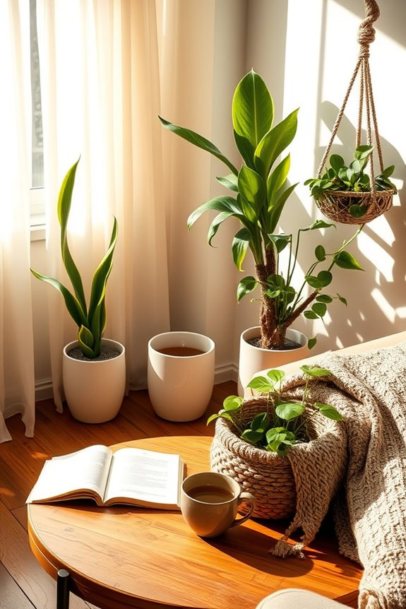 enhance aesthetic with plants