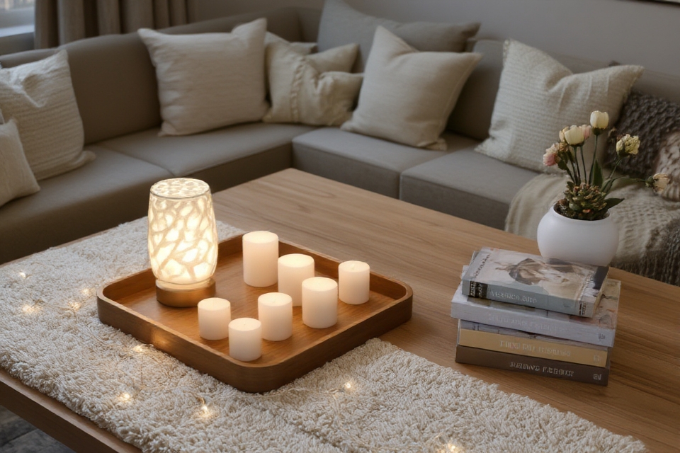 enhance ambiance with lighting