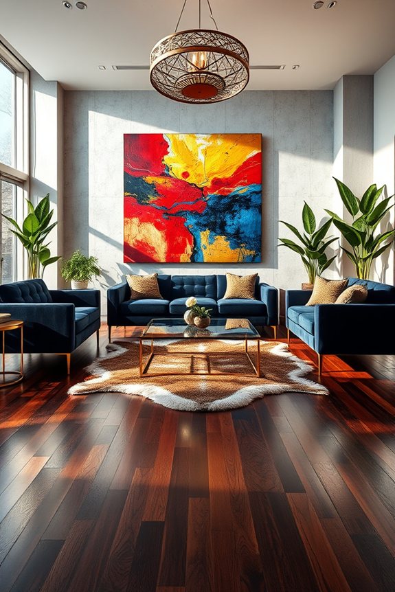 enhance decor with contrast