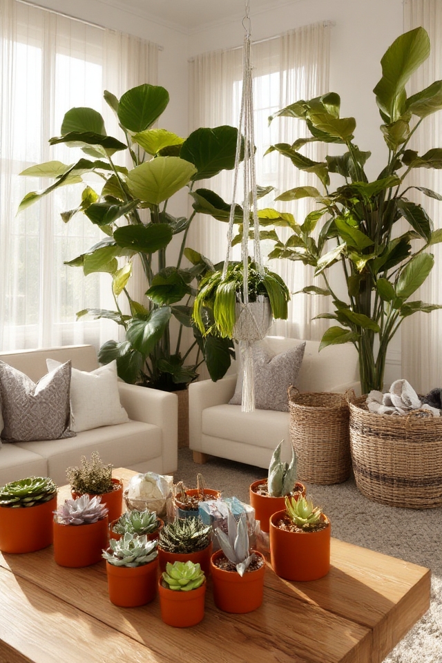 enhance interior freshness with plants