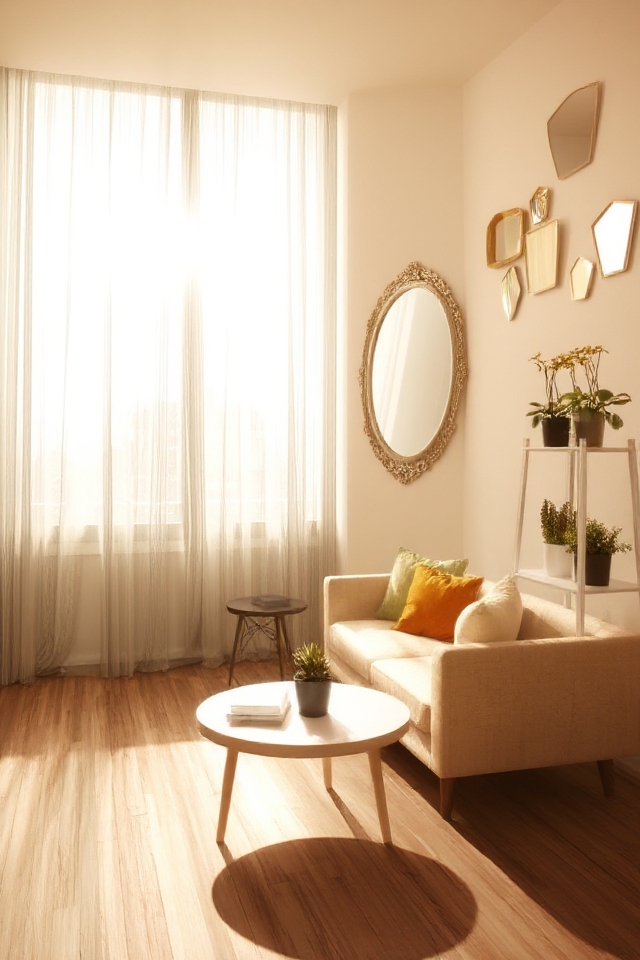 enhance light with mirrors