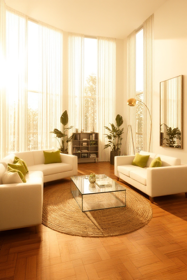 enhance living room brightness