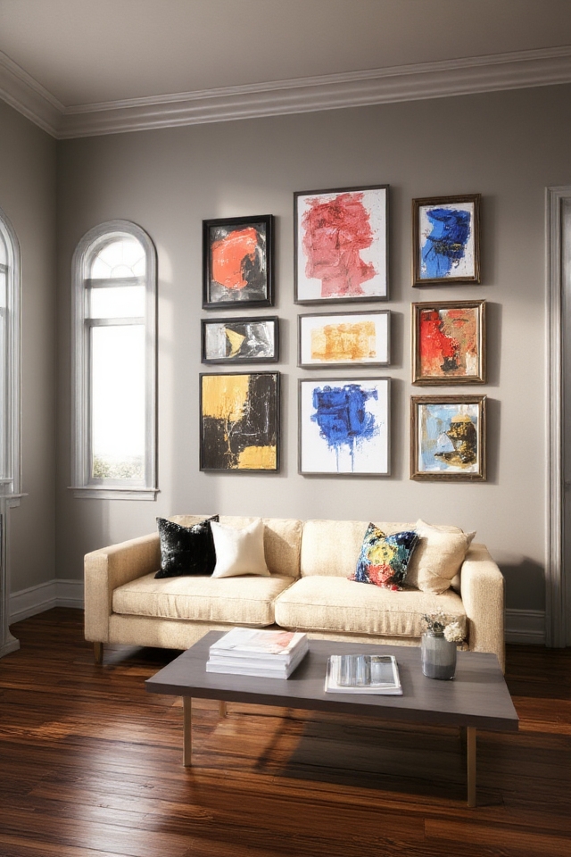 enhance space with artwork