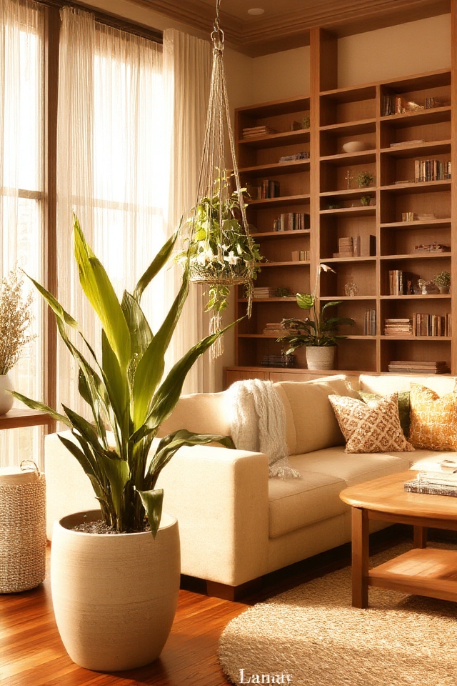 enhance space with greenery