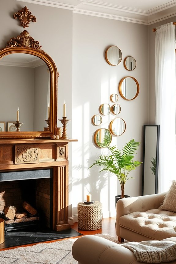 enhance space with mirrors