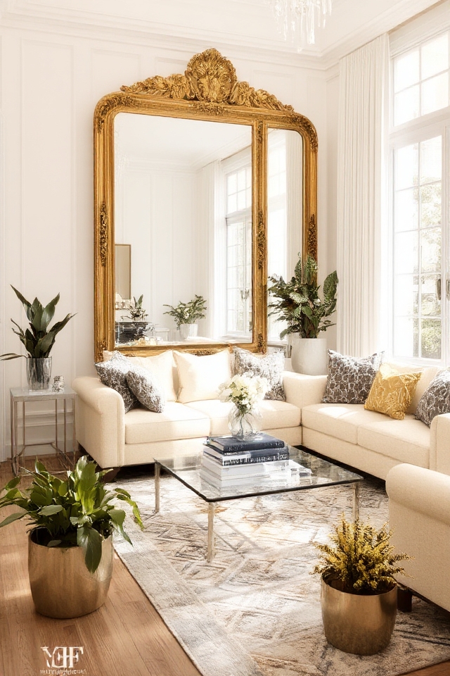 enhance space with mirrors
