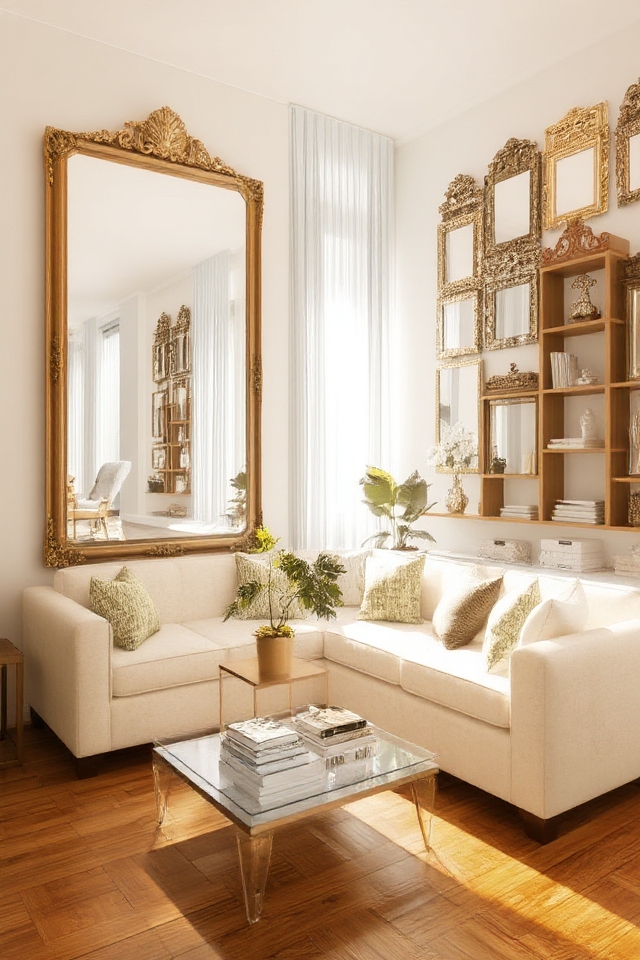enhance space with mirrors
