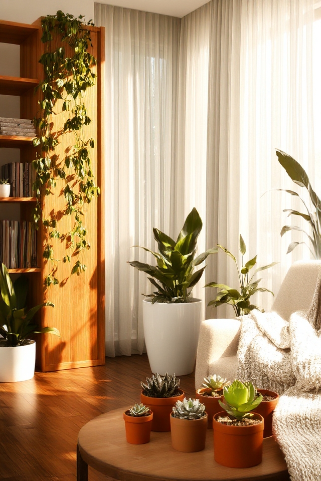 enhance space with plants