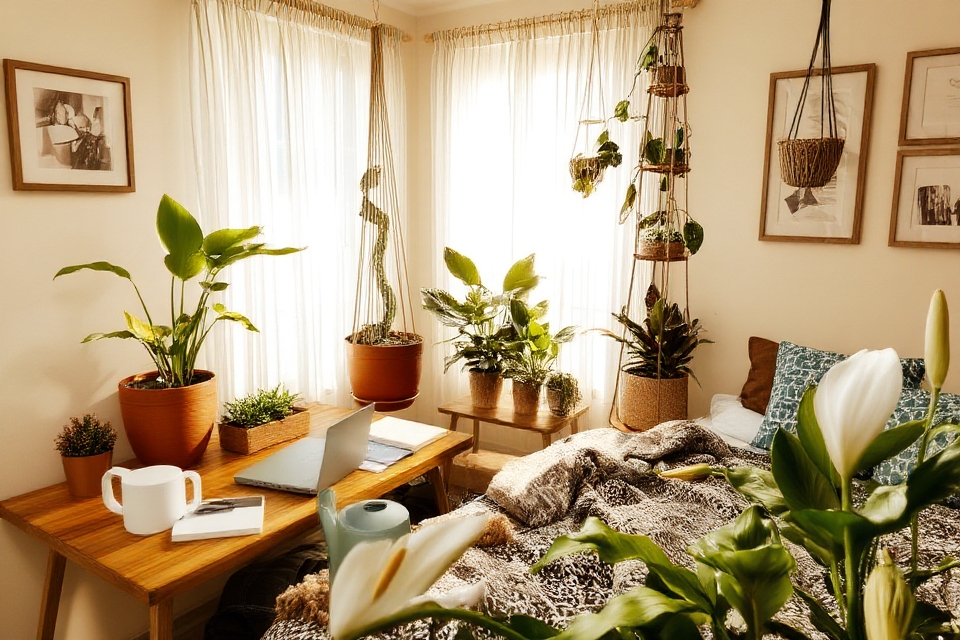 enhance space with plants