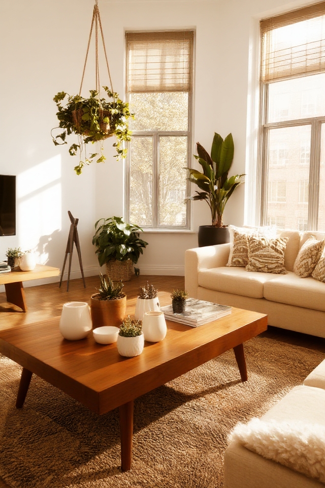 enhancing decor with plants