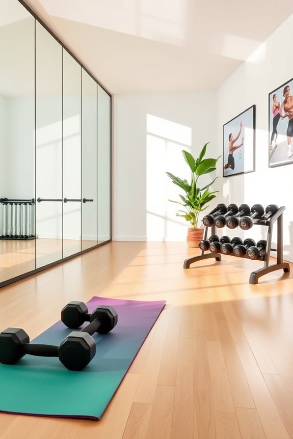 enhancing gym space aesthetically